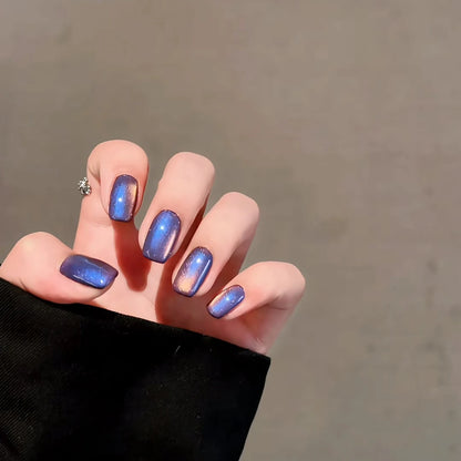 MIANEL Orion Nebula Cat Eye Gel Nail Polish Sparkling Crystal Shimmer Blue Purple Gold 2026 Spring/Summer Unique Special