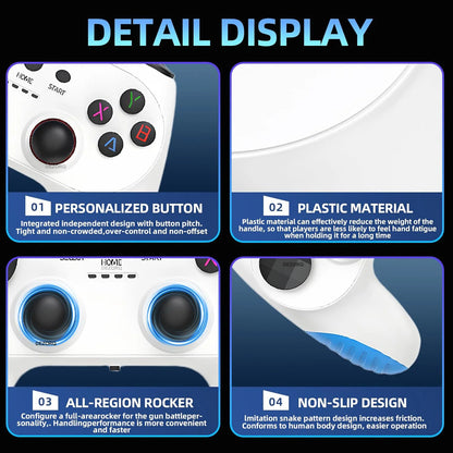 X10 Pro Game Stick 4K 128GB – 50 000 Retro Spel 50+ Emulatorer Dual 2,4G Trådlösa Kontroller S905X3 EmuELEC TV