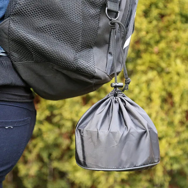 Campingkokset 9-delar – Non-Stick Aluminium, Kastrull, Panna, Skålar & Förvaringsväska, Ljusgrön