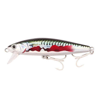 B&U Sinking Sea Fishing Minnow Lure  Long Cast Hard Bait with Sharp Treble Hooks, Saltwater Lures for Sea Bass Pike