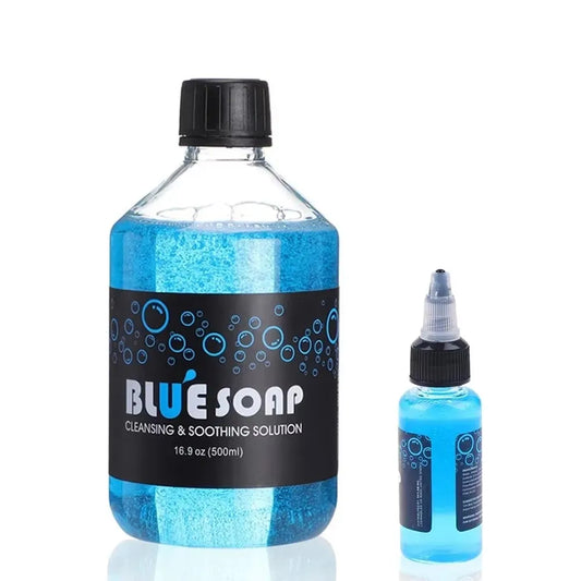 Blå Alg Tatueringstvål Koncentrerad – 40ml 500ml Mild Lugnande Rengöring Aftercare Naturliga Växtextrakt Studio 2026