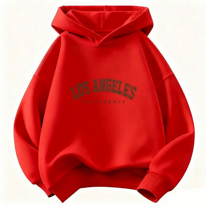 Casual Fashion Los Angeles California Letter Hoodie Kids Children's Sweatshirt Hoody Boys Girls Autumn Winter Hoodies