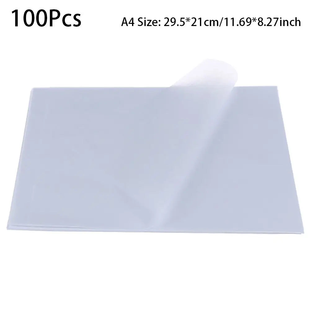 100Pcs A4 Tracing Paper Durable White Translucent Sketching Paper Drawing Copy Paper for Calligraphy Writing Drawing Art Supply