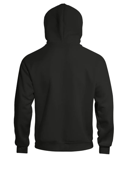Autumn Men's Double-Layer Hooded Zip-Up Sweatshirt, Loose Casual Fit with Front Pockets, Ideal for Outdoor and Streetwear Style