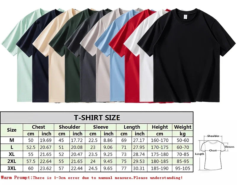 T-shirt i Bomull med Eget Tryck & Logotyp – Unisex, Lös Passform | XS–4XL