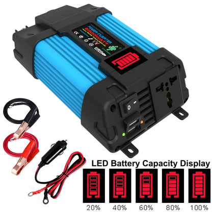 Komplett Solkraftsystem 4000W/6000W – 20W Monokristallin Solpanel + Modifierad Sinusvåg Inverter 110V/220V + 30A PWM-regulator 12V/24V
