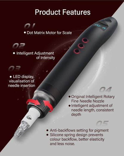 NUOJO Painless SMP Scalp Micropigmentation Machine PMU Micro Pigmentation Kit Scalp Tattoo Device Hair Tattoo Machine