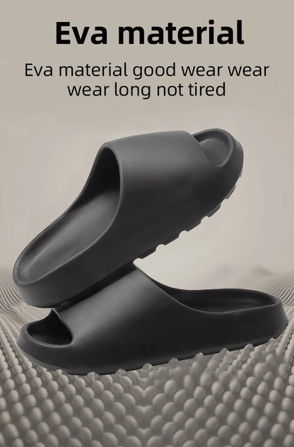 EVA Anti-Slip Men's Slippers Home Thick Bottom Slippers Comfortable Lightweight Indoor Outdoor House Slippers