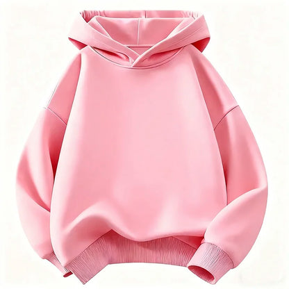 2026 New Arrival Children's Fashion Kids Boy Hoodies Girls Casual Hoodies Sweatshirt Kids Solid Color Hoodies Sweatshirt