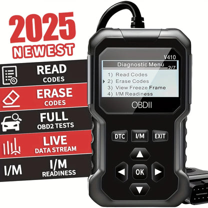 OBD2 Diagnostikverktyg – Felkodsläsare för Alla OBD II-bilar fr.o.m. 1996