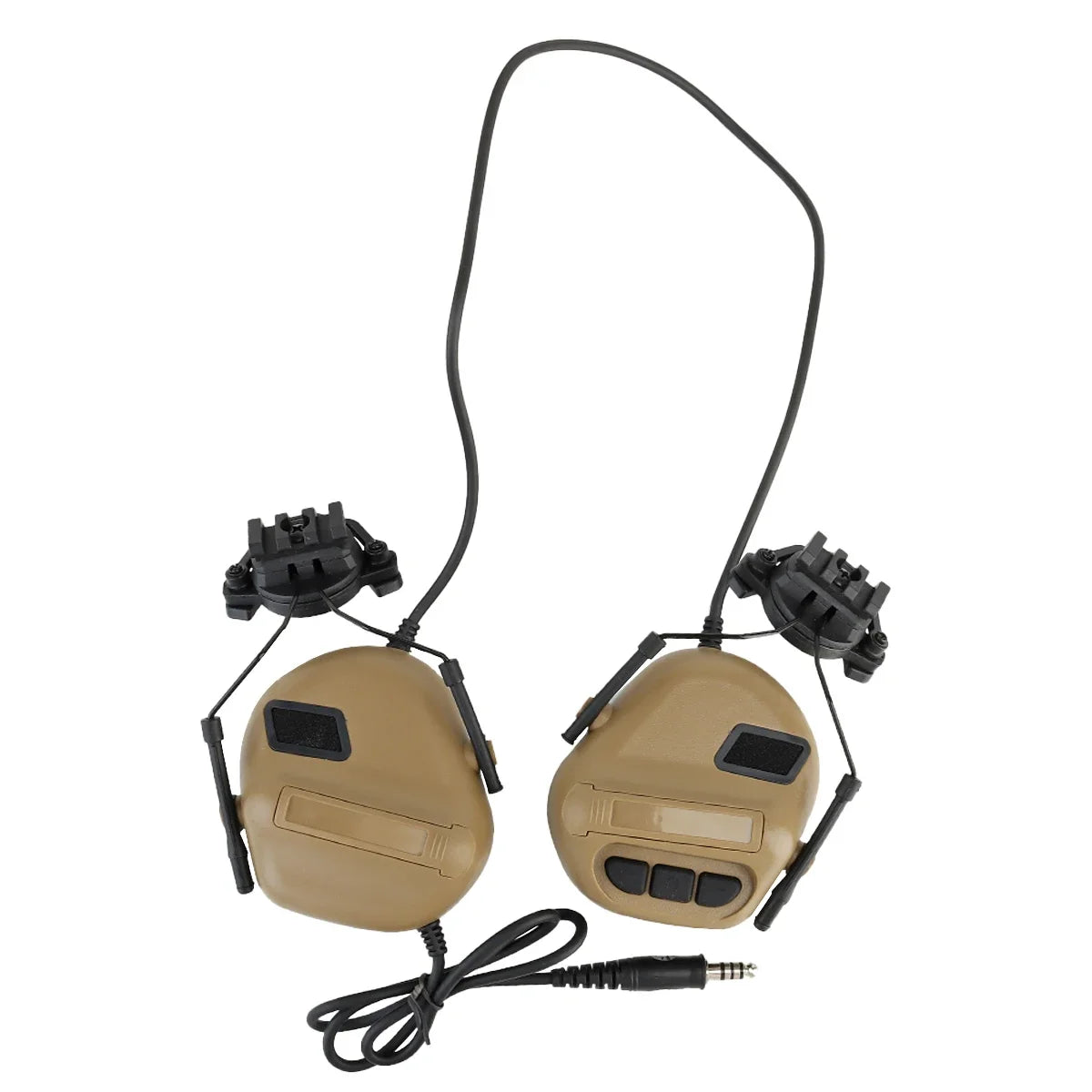 Tactical Helmet Headset Non-picking Noise-Cancelling Headset For Gen5 Helmet Headset Baofeng Radio PTT Adapter Mobile Earphone