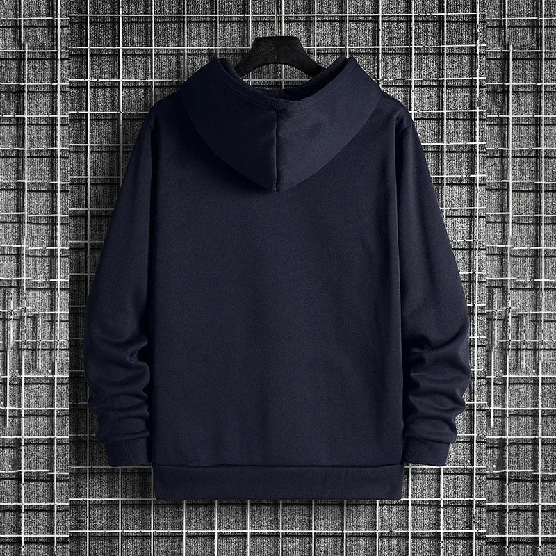 2025 Fall/winter New Arrival Men's Hoodie High Quality Solid Color Hooded Sweatshirt Male Home Outdoor Casual Fashion Pullover
