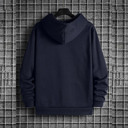 2025 Fall/winter New Arrival Men's Hoodie High Quality Solid Color Hooded Sweatshirt Male Home Outdoor Casual Fashion Pullover