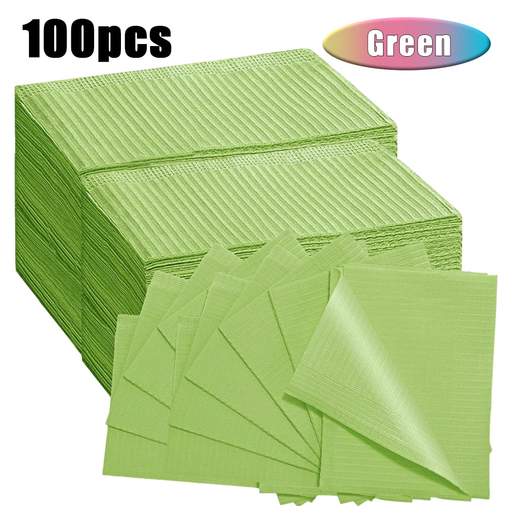 100/50/5pcs Disposable Waterproof Tattoo Clean Pad Wipes Dental Piercing Bibs Waterproof Sheets Paper Tattoo Accessories