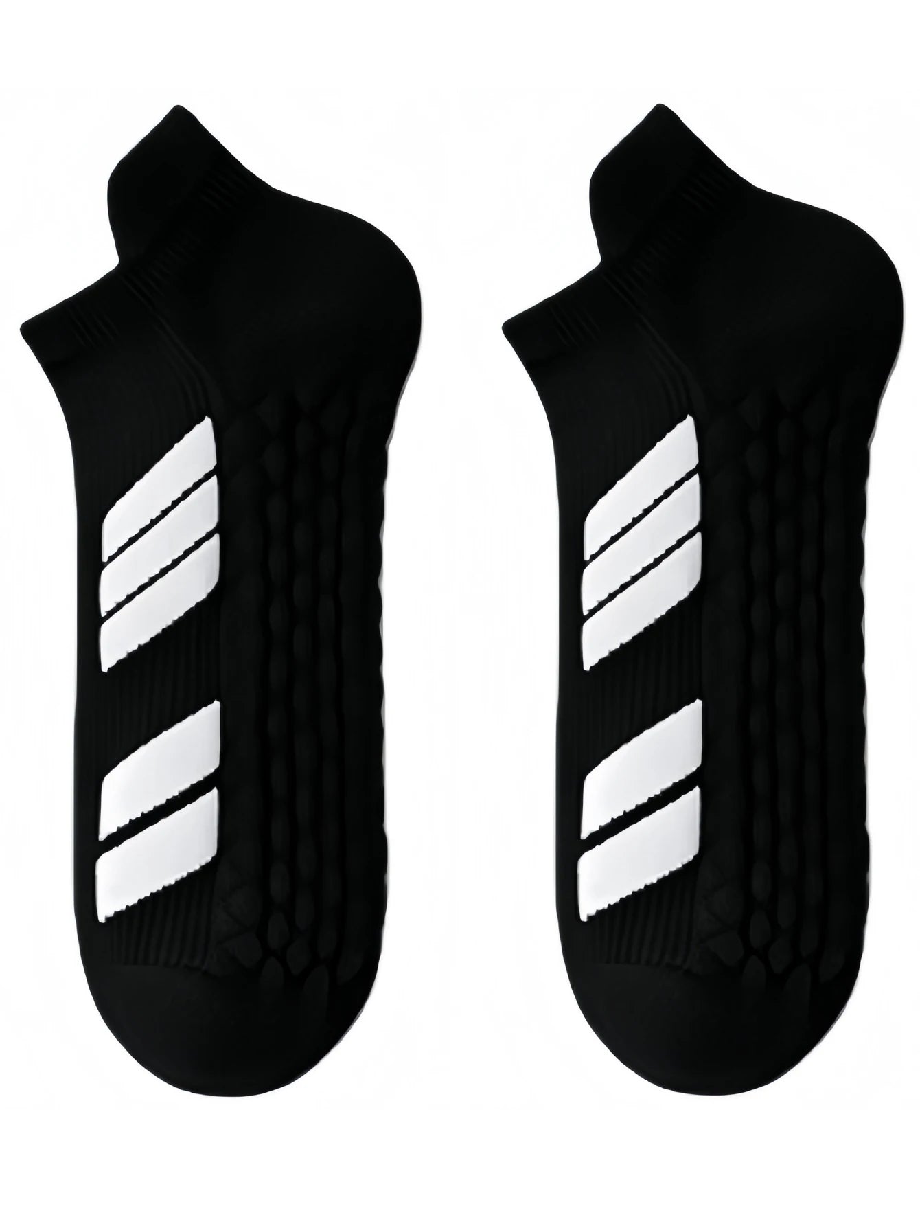 10Pairs Black Low Cut Sports Socks Unisex Breathable Sweat Absorbing Running Basketball Leisure Towel Bottom Socks for Men And W