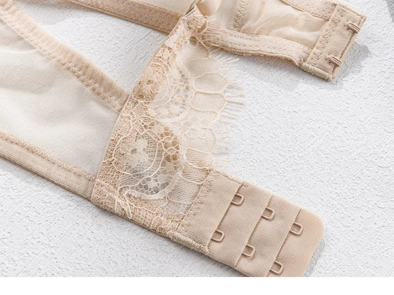SuyaDream,Women Silk Bras, 93%Silk 7%Spandex, Wire Free, Lace Padded Bra, 2025 New Cozy Intimates, Black, White