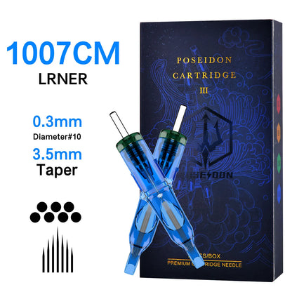 10Pcs POSEIDON V3 Pro Tattoo Needles High Quality Disposable Permanent Makeup Tattoo Cartridge Needles For Tattoo Machine