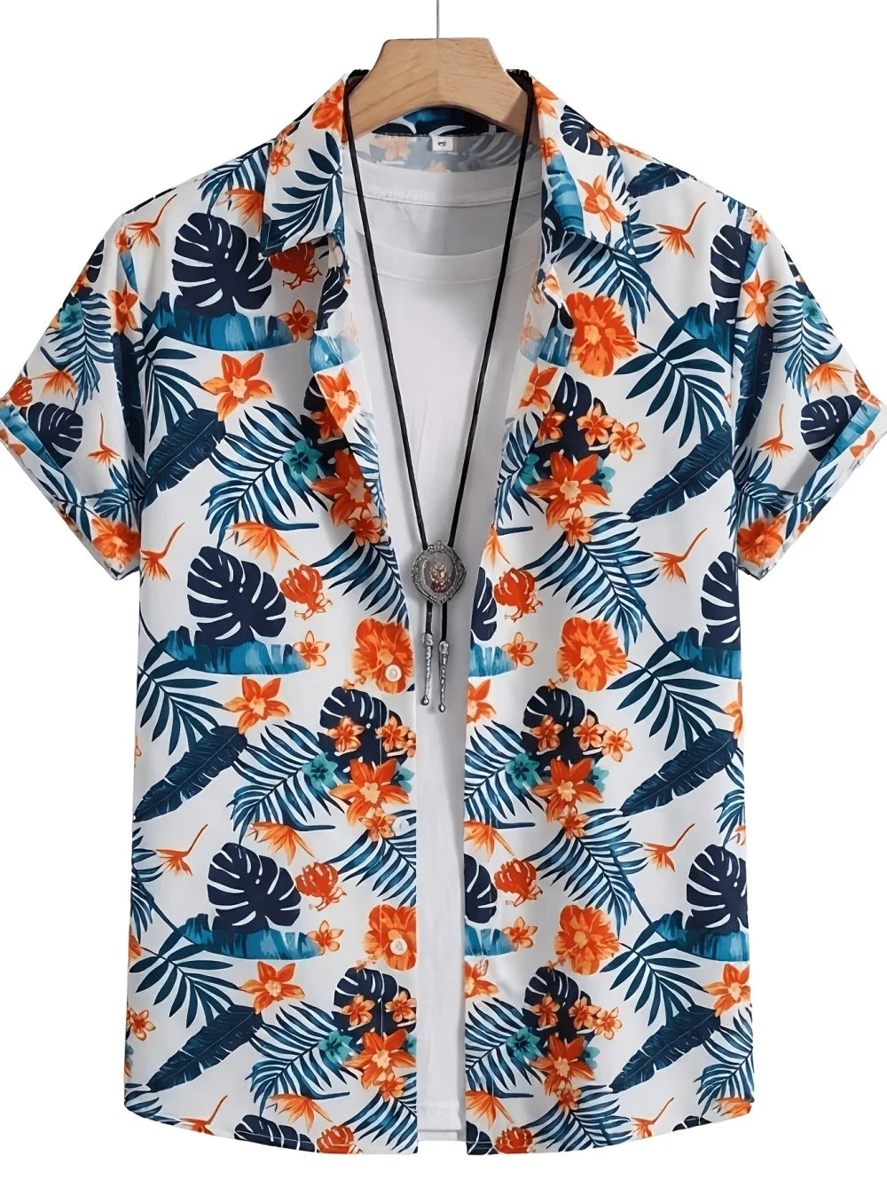 New Men's 3D Printed Hawaiian Shirt Loose Short-Sleeved Family Wear Parents and Children Shirts Beach Vacation Kids's Clothing