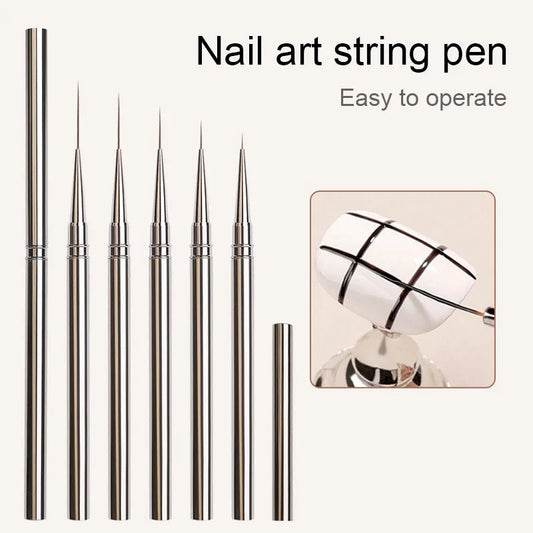 Nagelpensel för dekoration och linjer 6-18 mm