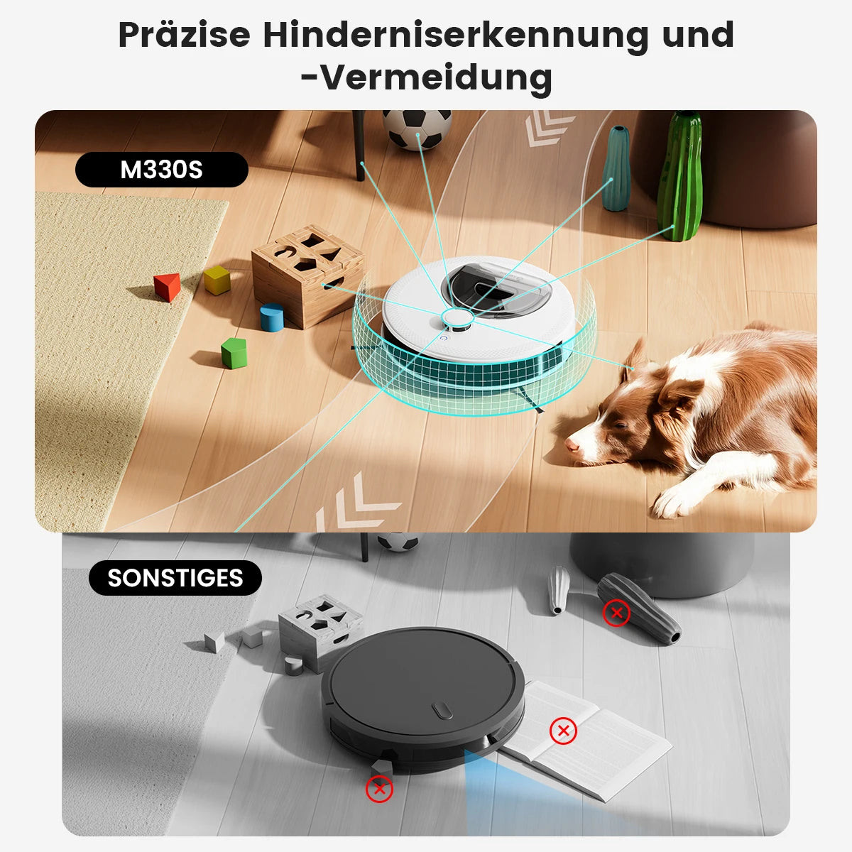 Lefant M330 Pro M330S Robotdammsugare och Mopp