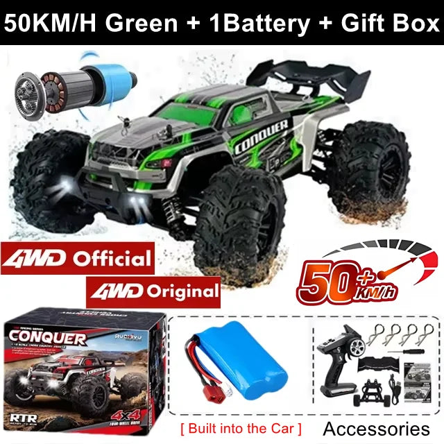 4WD radiostyrd bil i skala 1:16 med 4 kanaler