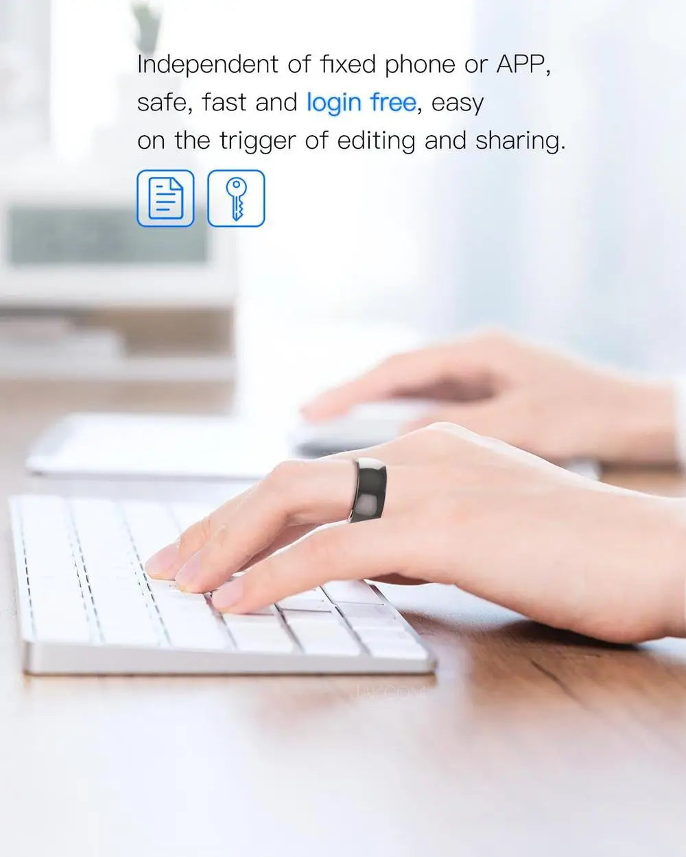 Jakcom NFC Smart Magic Finger Ring, New Technology IC/ID Module Access Card Phone Smart Accessories Fashion Ring for Android IOS