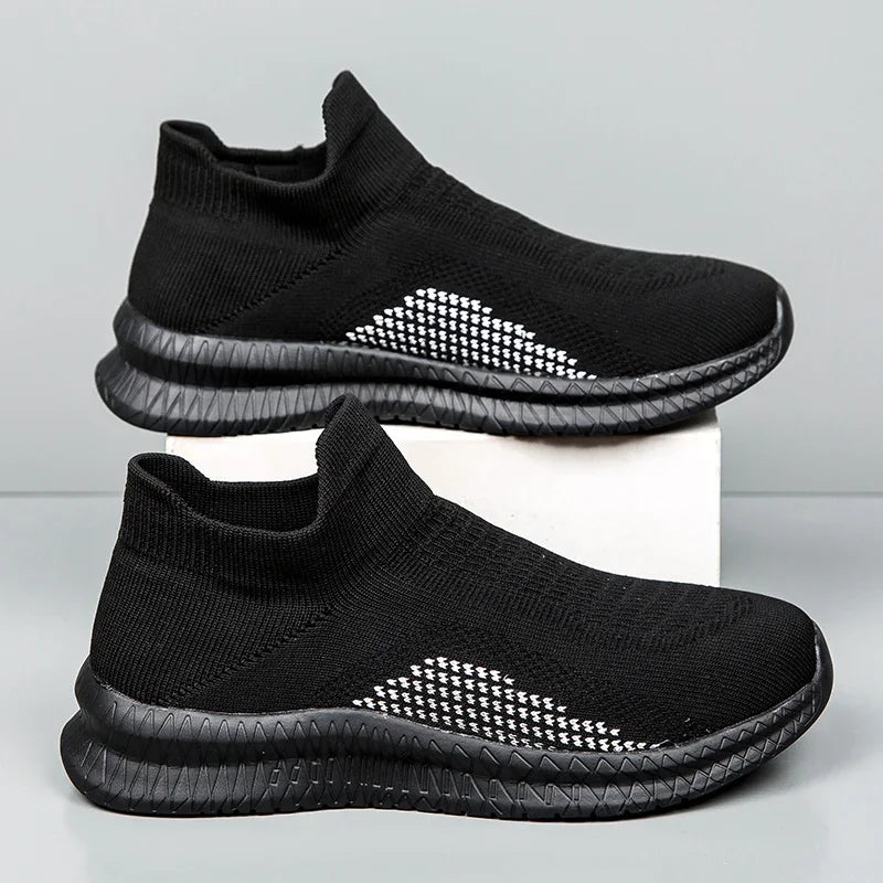 Herr-sneakers för löpning & träning – Andningsbara, lätta, storlek 39–47, 3 färger