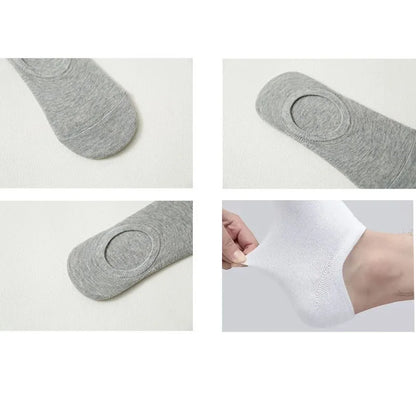 Wholesale 20PCS(10pairs) Pack Male Anti-slip Hidden Foot Socks, Thin Breathable Invisible Liner Socks, Multi Color No Show Socks