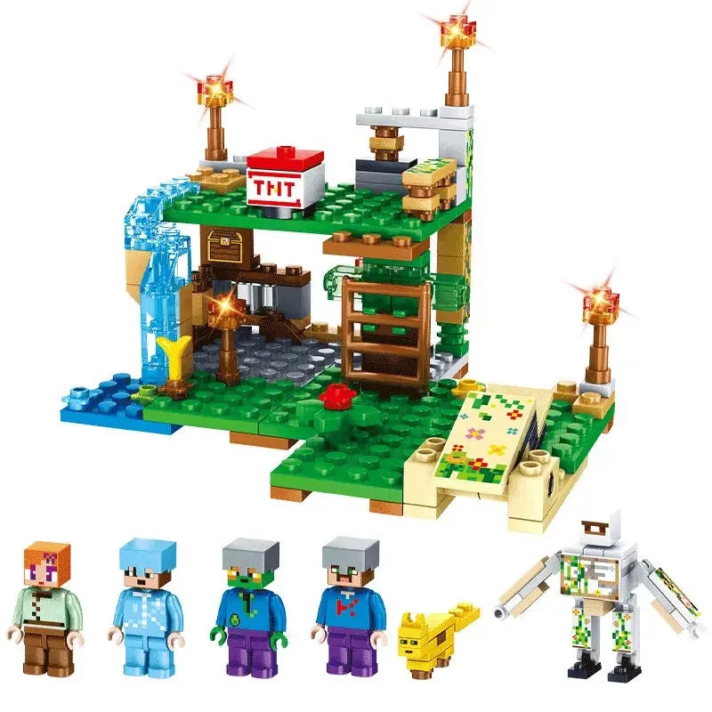 Byggklossar LEGO-kompatibel – 6 Teman By Grotta Gruva Djungel Djurfigurer Pedagogisk Pussellek 6+ År 2026
