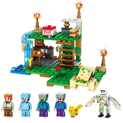 Byggklossar LEGO-kompatibel – 6 Teman By Grotta Gruva Djungel Djurfigurer Pedagogisk Pussellek 6+ År 2026