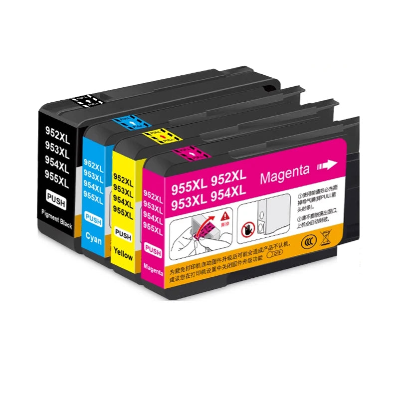Bläckpatron för HP OfficeJet Pro-skrivare 952XL 953XL 954XL 955XL Kompatibel