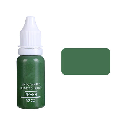 15ml Permanent Makeup Color Natural Eyebrow Dye Plant Tattoo Ink Microblading Pigments For Tattoos Eyebrow Lips Eyelash Set