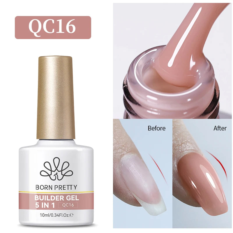 BORN PRETTY Super Top Coat and Base Gel Nail Polish for Gel Polish Semi-permanent Varnish Rubber Top Coat 10ml Nail Supplies