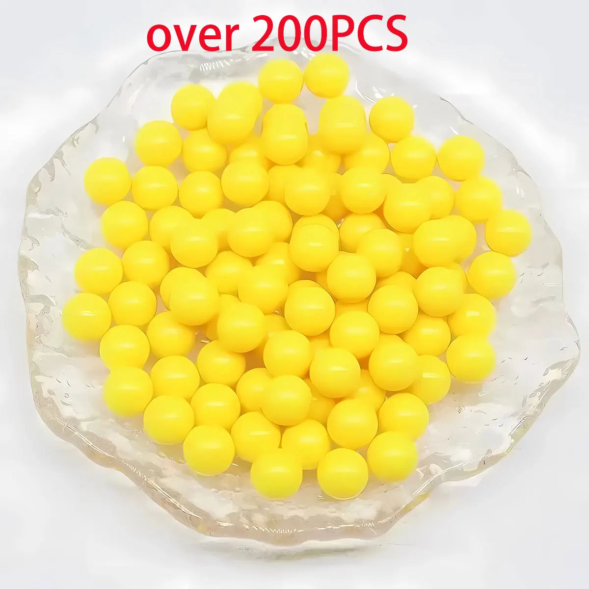 Gula 6 mm BB-kulor i plast för airsoft – 100–2 000 st