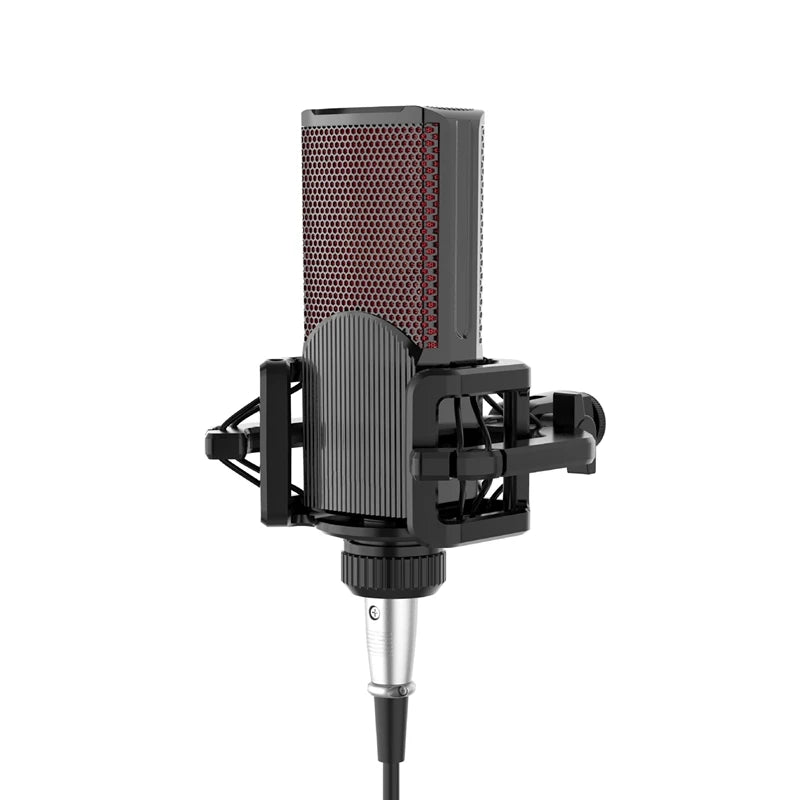 Microphone Shock Mount With Microphone Filter Windscreen Reduce Noise Anti Vibration Screen Stable Easy Install