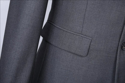 ZHUOLIN Herrkavaj Slim Fit – Sträcktyg Formell Bröllop Kontor Sport Marinblå Grå Svart Vinröd EU S–3XL