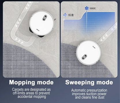 Arnagar S10 Robot Vacuum Cleaner Auto Empty Dust Collection Sweep Mop 12000Pa 5200mAh Low Noise APP Control for home cleanning