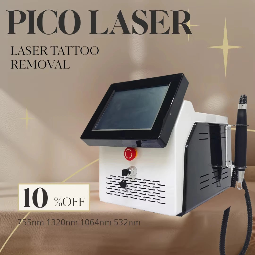 2026 NEO Pico Laser Tattoo Removal Machine Professional Q Switched Nd Yag System Beauty Salon Equipment for Dark Skin Treatment