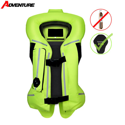 Motorcycle Airbag Vest Motorcycle Jacket Safty Life Jacket Moto Air Bag Vest Motocross Riding CE Airbag Reflective Safety Vest