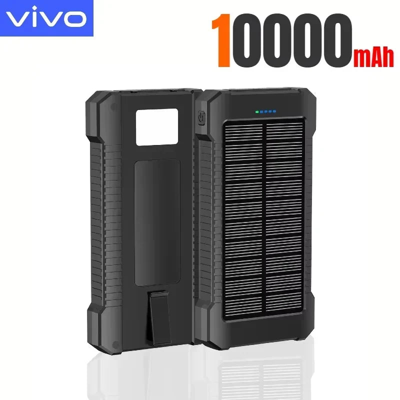 VIVO 500000mAh Solar Power Bank Super Fast Charge Powerbank Outdoor Portable External Battery for iPhone Huawei Samsung 2026New
