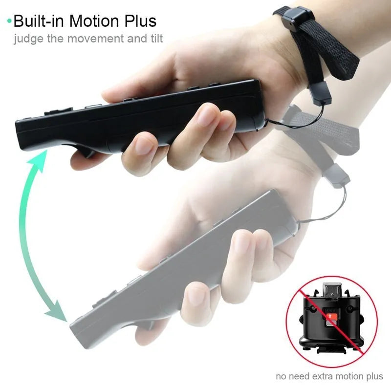 2 in 1 Wireless Controller For NS Wii Gamepad Set Motion Plus Remote Controller Joypad for NS Wii Games Control Accessories