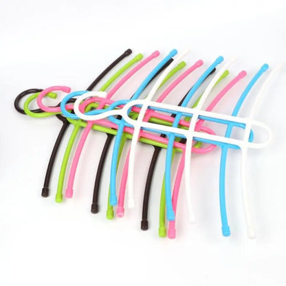 New Multifunctional Hanger Hook Fishbone Clothes Hanger Clothes Rack Wardrobe Organizer Space 3 Layer Saver