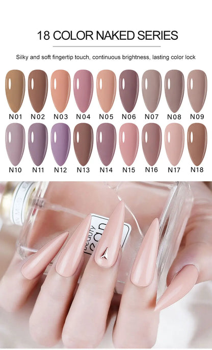 Clou Beaute Gel Nail Polish Neon Brown Royal Blue Red Green Pastal Nude Nail Art Varnishes Gel Lacquer Top Coat UV Gel Nail