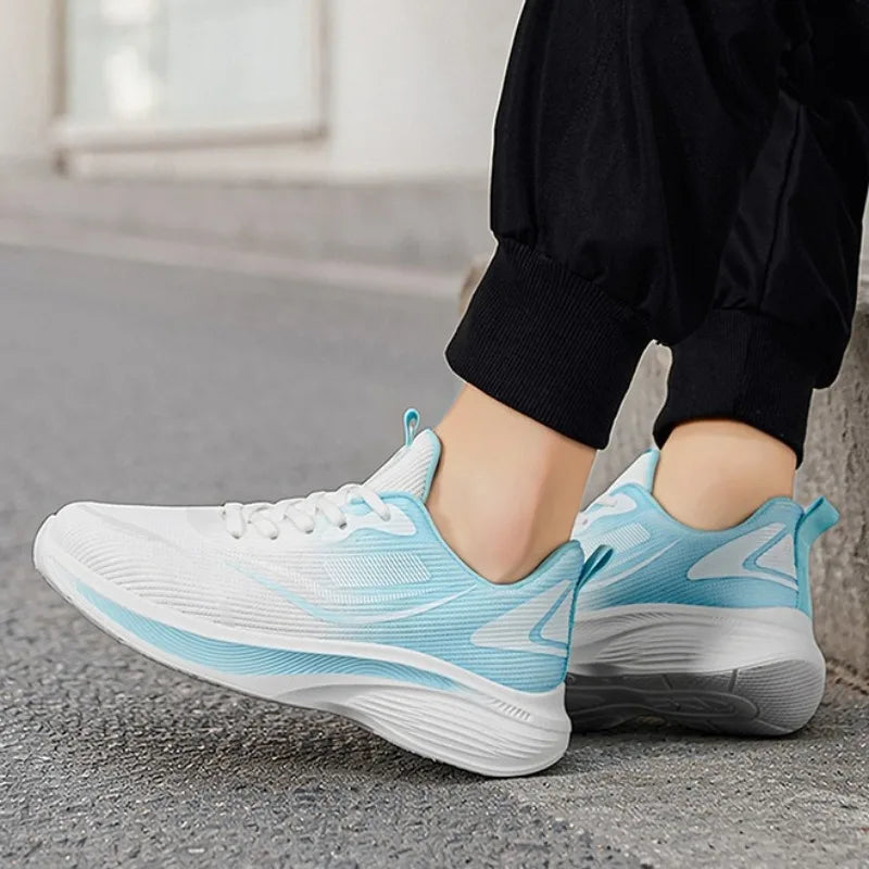 Men's Summer Carbon Plate Marathon Running Shoes Air Cushion Tennis Sneakers Breathable Comfortable Men Basketball Sports Shoes
