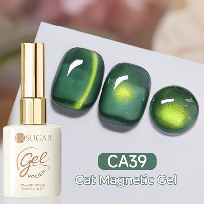 UR SUGAR 15ml Cat Magnetic Gel Nail Polish 30 Colors Semi Permanent Magnetic Gel UV/LED Soak Off Painting Vanrish Design
