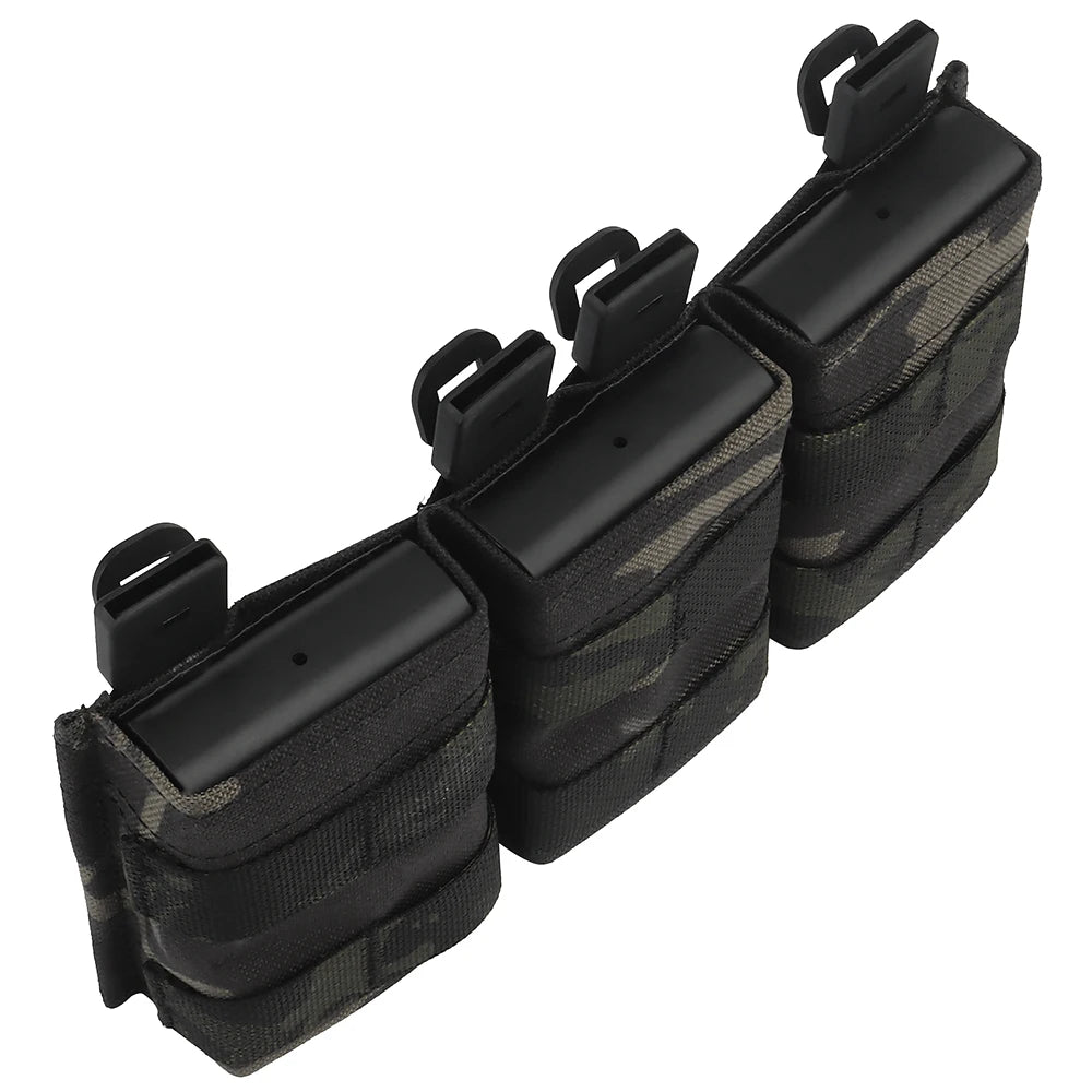 Taktisk FAST 5.56 Trippel Magasinväska Medium för Molle-system