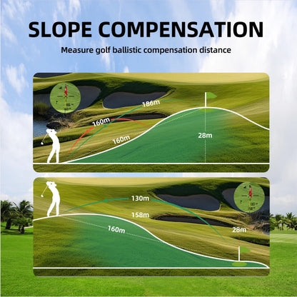 Nohawk laseravståndsmätare för golf med slope, flagglåsning och USB-C