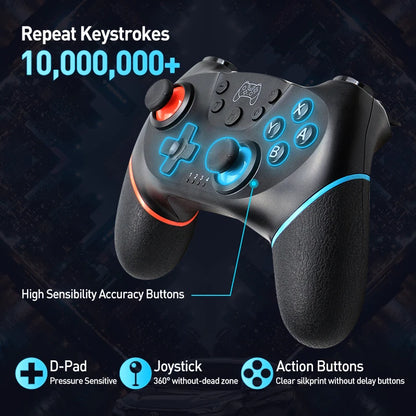 Wireless Bluetooth for Nintendo Switch & OLED Lite PC Controller Gamepad Joystick Control Computer Game Pad Mando Command Gaming