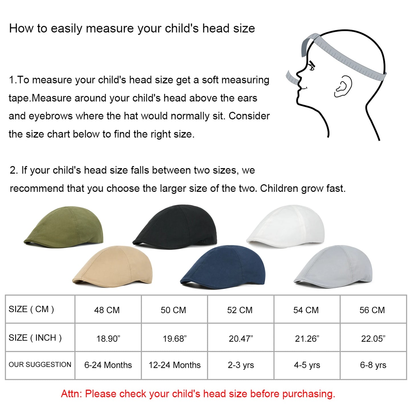 JANGOUL Toddler Boy 100% Cotton Ivy Infant Newsboy Cap Kids Vintage Child Flat Hat Outdoor Spring Summer Beret Hat 646