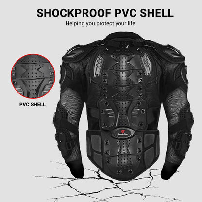 Motorcycle Armor Anti-Fall Wear-Resistant Motorbike Body Armor Jackets Motocross Riding Equipment Back Chest Protector S-5XL